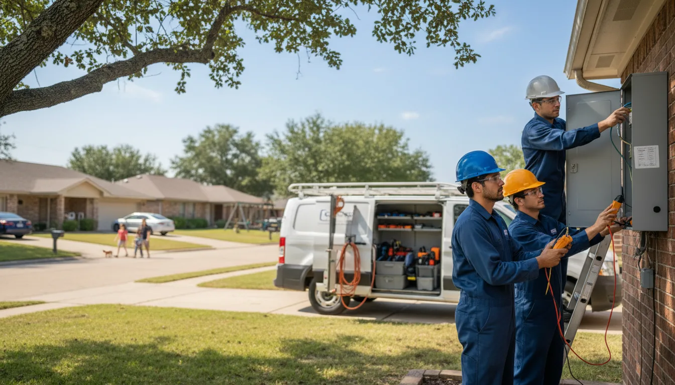 Certified electrician providing emergency electrical services in Lefor, ND